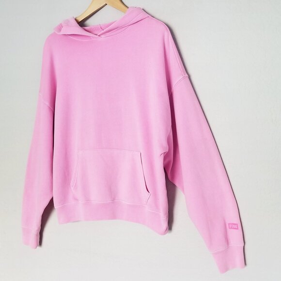 PINK Victoria's Secret Barbie Hoodie Sweatshirt Fleece Cozy Soft XS Lounge Top - Picture 2 of 15